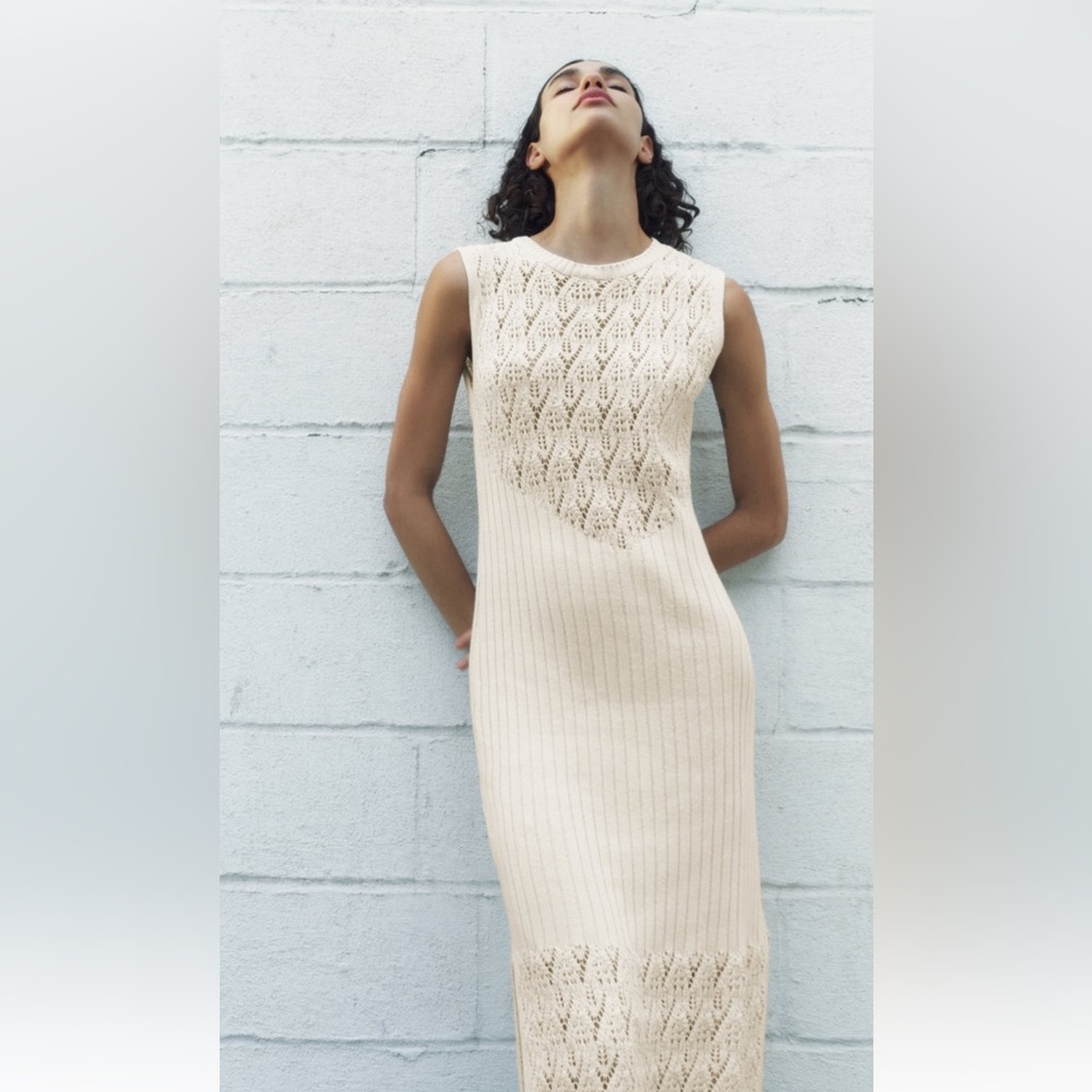 NWT Zara sleeveless knit dress